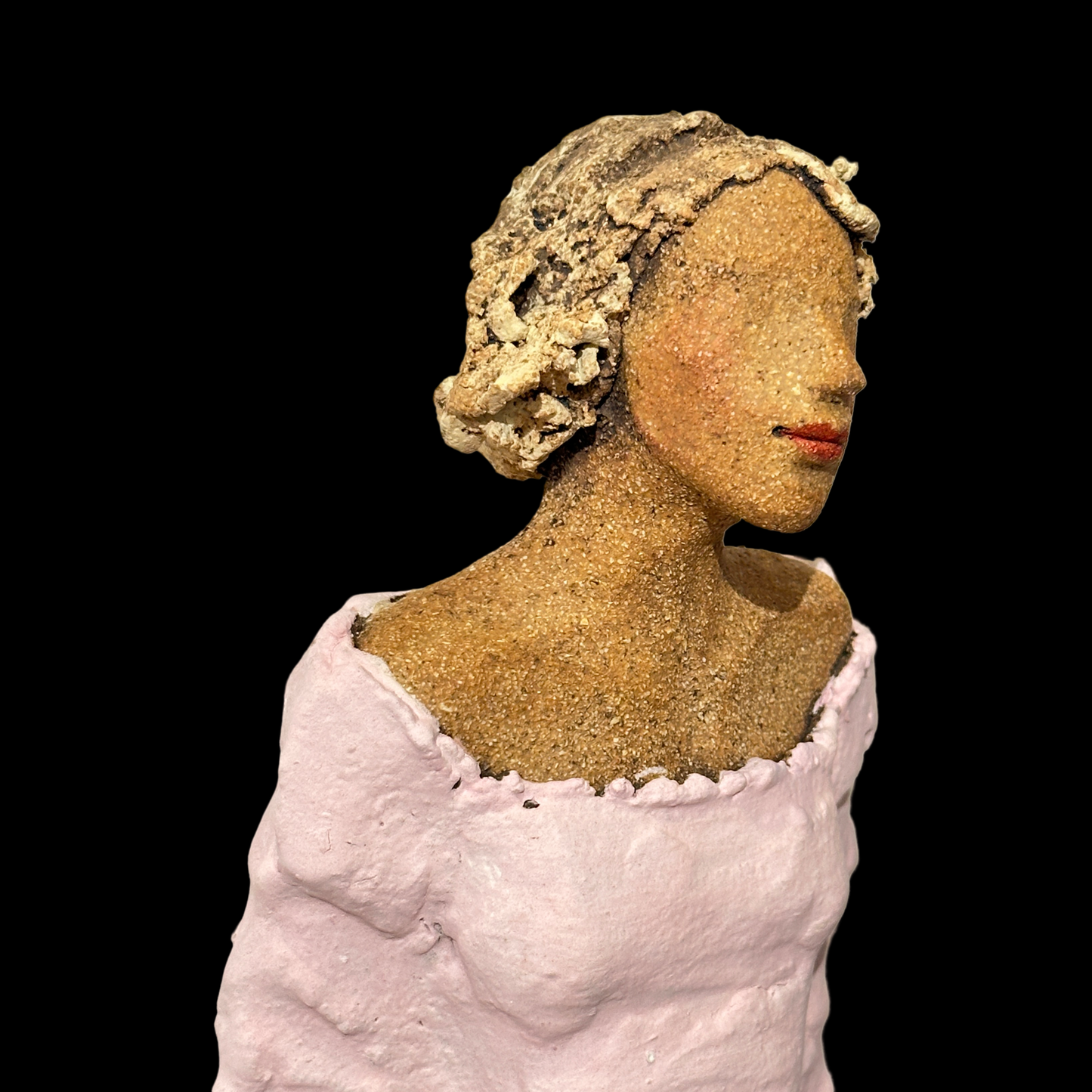 Rosa mellomstor veggdame