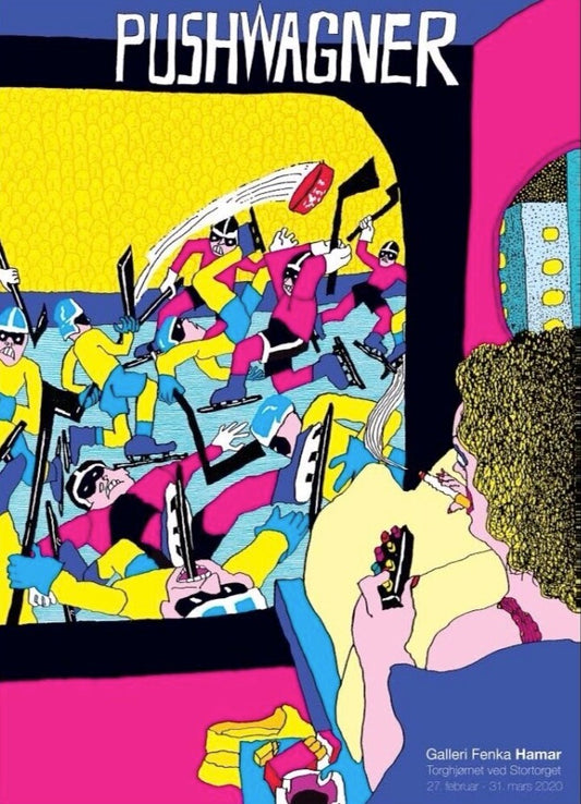Pushwagnerplakat Hamar 2020