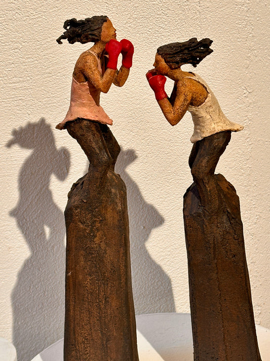 Jeg gir meg aldri, bokser