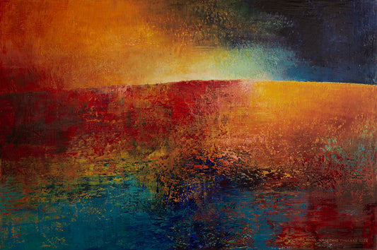 Jordens varme - Oljemaleri