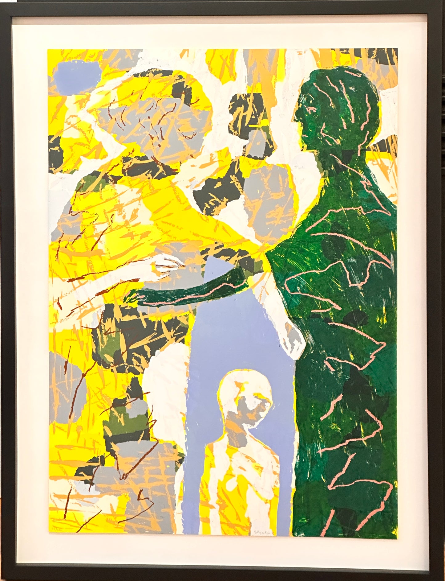 En varmere vind V med sort ramme