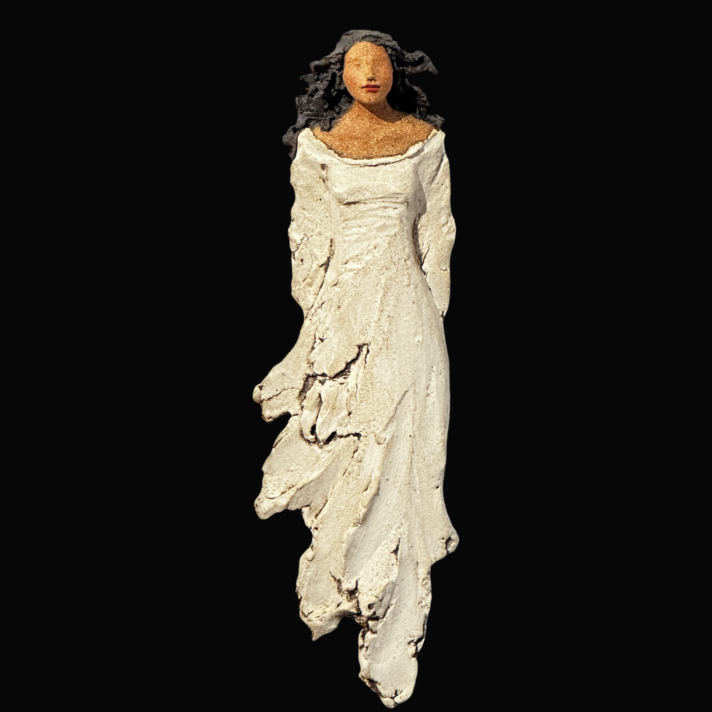 Lys mellomstor veggdame