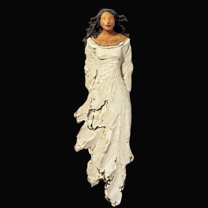 Lys mellomstor veggdame