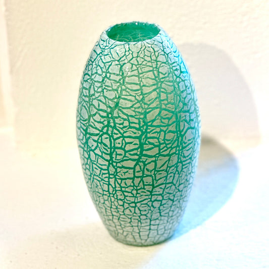 Grønn vase marmorert