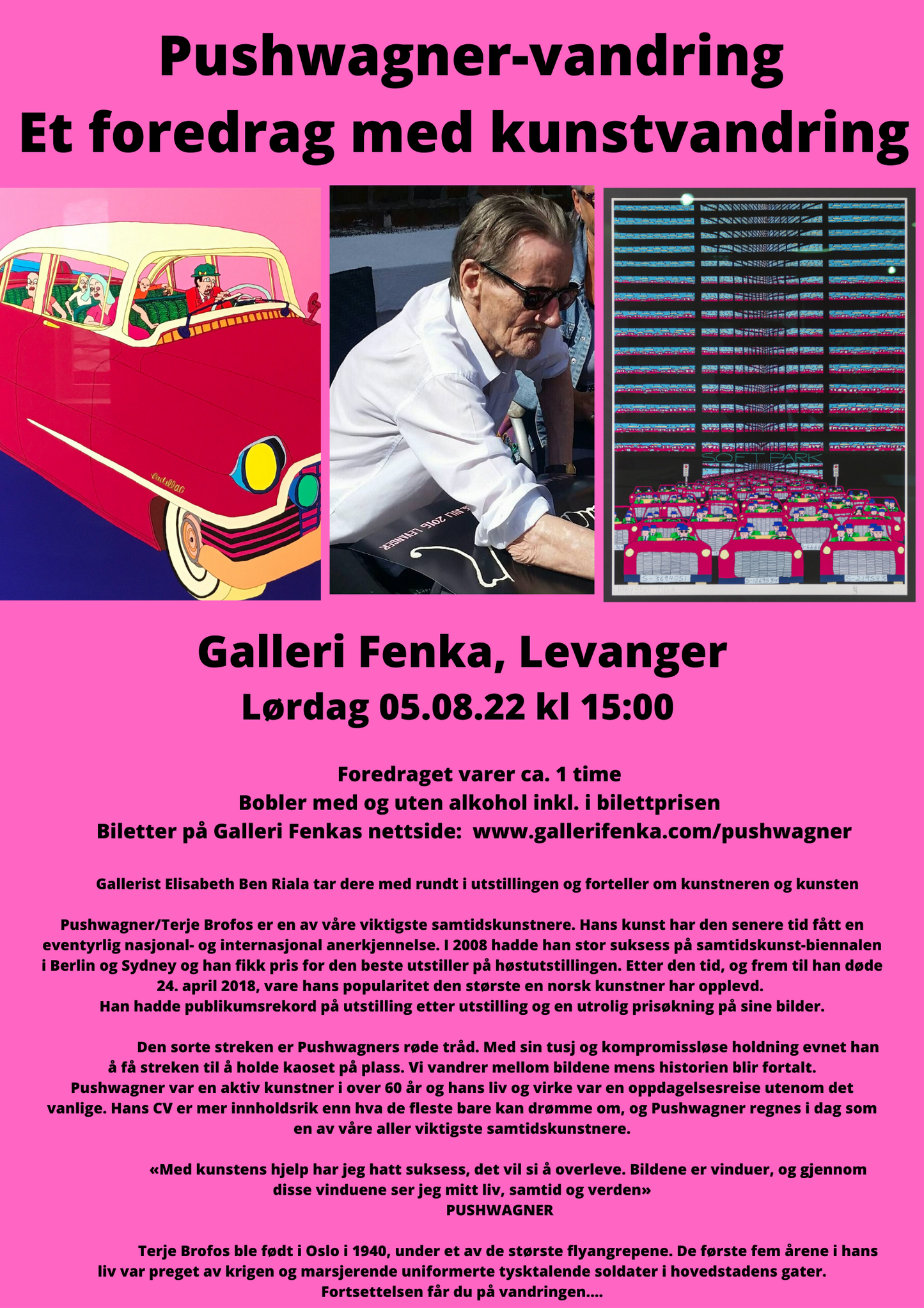 Pushwagnerforedrag for grupper